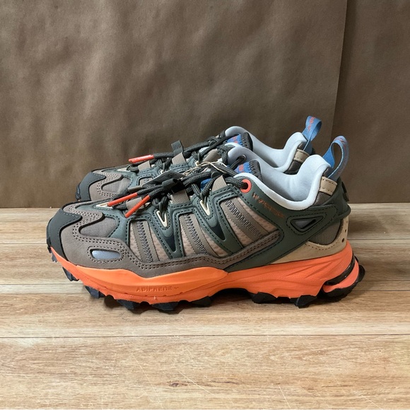 New! Women’s Adidas Hyperturf Adventure W 7 1/2 7.5 Green Orange Sneakers Hikers - Picture 4 of 12